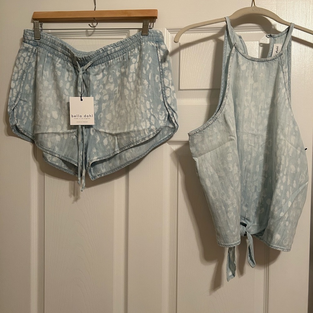 Bella Dahl Light Blue Tie-Dye Set